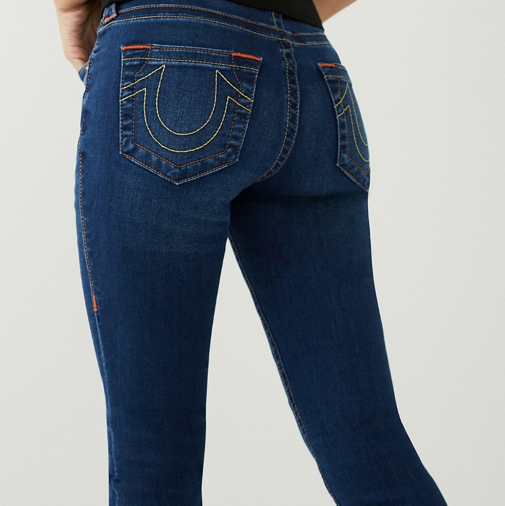 Amazing True Religion Curvy Mid Rise Skinny Jeans!